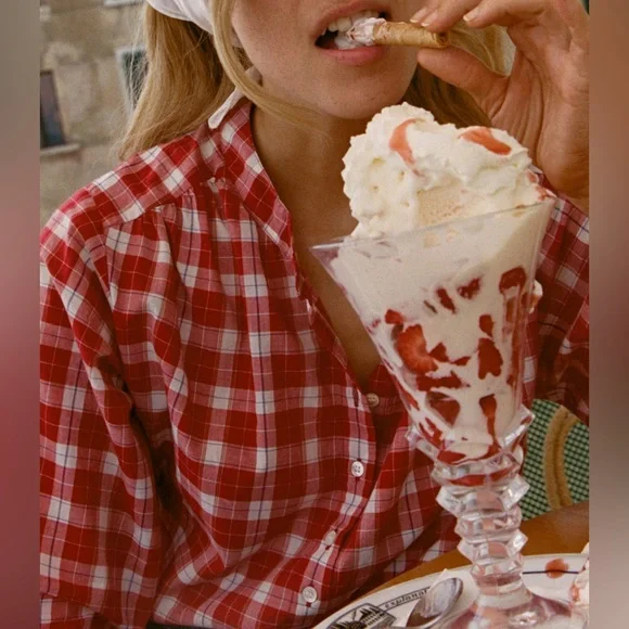 DÔEN Holde Top In Alsace Plaid | Size S | Like New - Picture 8 of 16